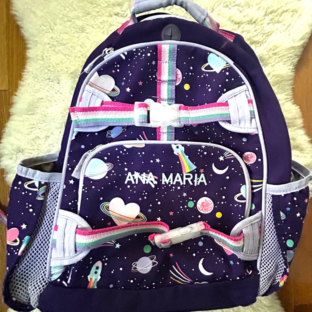 Kids Space Pottery Barn Backpack - Purple